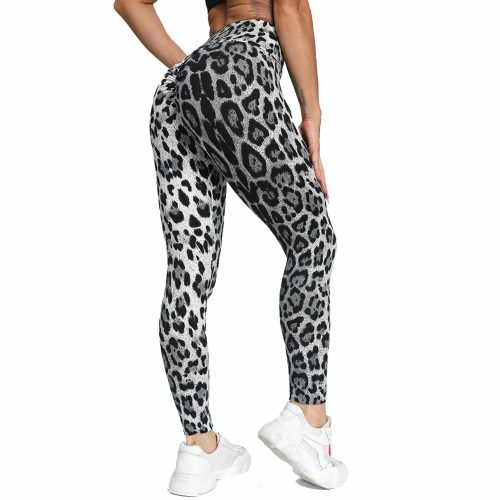 Leopárd mintás Alakformáló, Sport leggings tik-tok, push up leggings